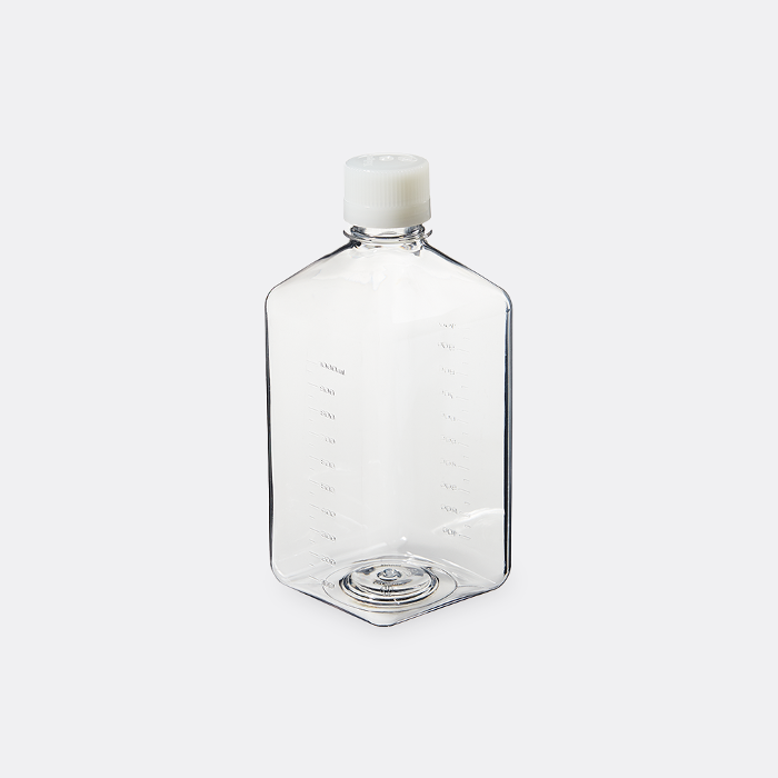 [Thermo Nalgene] 342040-1000 / 1L Nalgene Square PET Media Bottle, Sterile