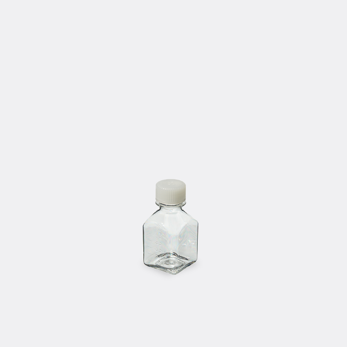 [Thermo Nalgene] 342020-0060 / 60mL Nalgene Square PETG Media Bottle, Sterile